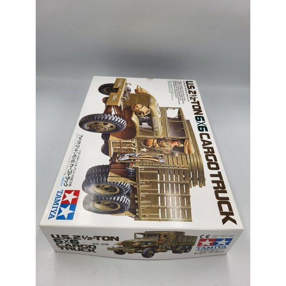 US Army 2 1/2 Ton 6X6 Cargo Truck, WWII, 1/35 Tamiya No.218, 1:35 MO3 NIB - Picture 3 of 6